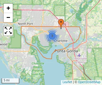 Area schools map
